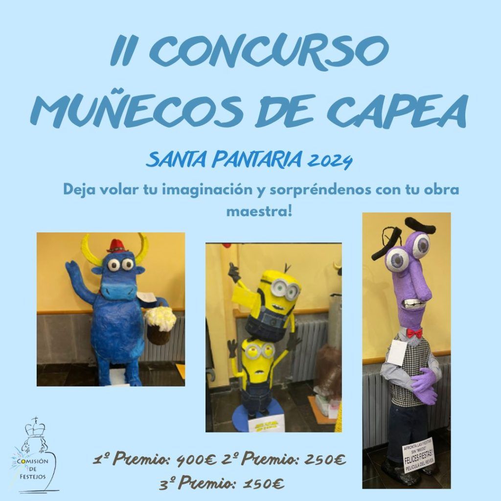 II Concurso muñecos de capea Santa Pantaria 2024